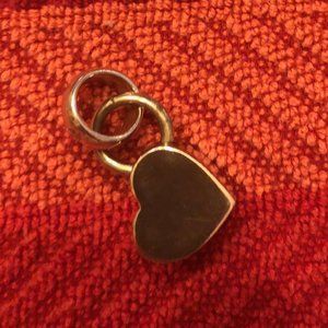 Silpada S0417 Sterling Silver 3d Chunky Heart Pendant